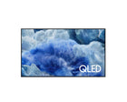 Samsung 75Q8F 75 inch QLED 4K Smart TV with Quantum HDR, 120Hz refresh rate, Tizen OS, Dolby Atmos, Gaming Hub, and AI upscaling.