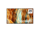 Samsung 75QN77F 75 inch Neo QLED 4K Smart TV with Quantum Matrix Technology, AI upscaling, 144Hz refresh rate, HDR, and Dolby Atmos sound.