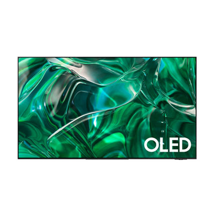 Samsung 77S95C 77 inch OLED 4K Smart TV with 144Hz refresh rate, Quantum Dot OLED display, Neural Quantum Processor 4K, Dolby Atmos, and premium gaming features.