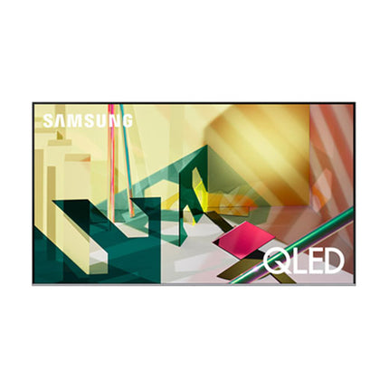 Samsung 85Q70T 85-inch 4K QLED Smart TV with Quantum HDR, 120Hz refresh rate, Dual LED, AI upscaling, smooth gaming and streaming performance.