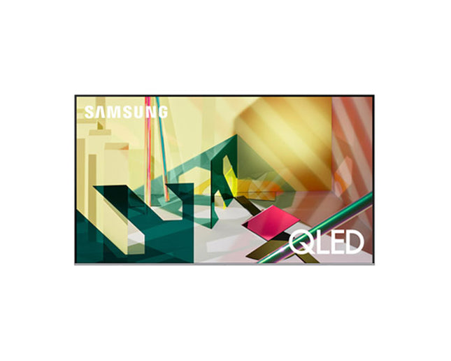 Samsung 85Q70T 85-inch 4K QLED Smart TV with Quantum HDR, 120Hz refresh rate, Dual LED, AI upscaling, smooth gaming and streaming performance.