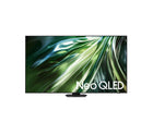Samsung 85QN90D 85 inch Neo QLED 4K Smart TV with 120Hz refresh rate, Mini LED, Quantum HDR, AI upscaling, and Dolby Atmos.