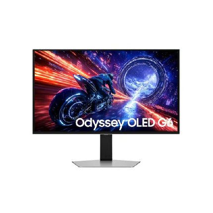 Samsung LS27FG602SUXEN 27 Inch OLED Gaming Monitor with 500Hz refresh rate, 0.03ms response time, HDR10+, AMD FreeSync Premium Pro and sharp QHD visuals.