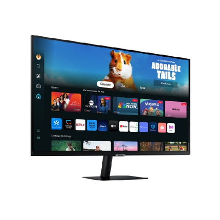 Samsung LS32FM500EUXEN 32-Inch Smart Monitor with Full HD Display Built-In Smart TV Features Tizen OS HDR10 Adaptive Picture Amazon Alexa and WiFi Connectivity