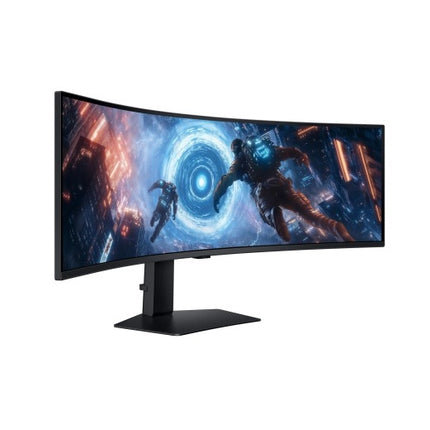 Samsung LS49FG916EUXEN 49-Inch Odyssey Gaming Monitor with Dual QHD Resolution QD-OLED Display 240Hz Refresh Rate HDR10 Plus AMD FreeSync Premium Pro and 0.03ms Response Time