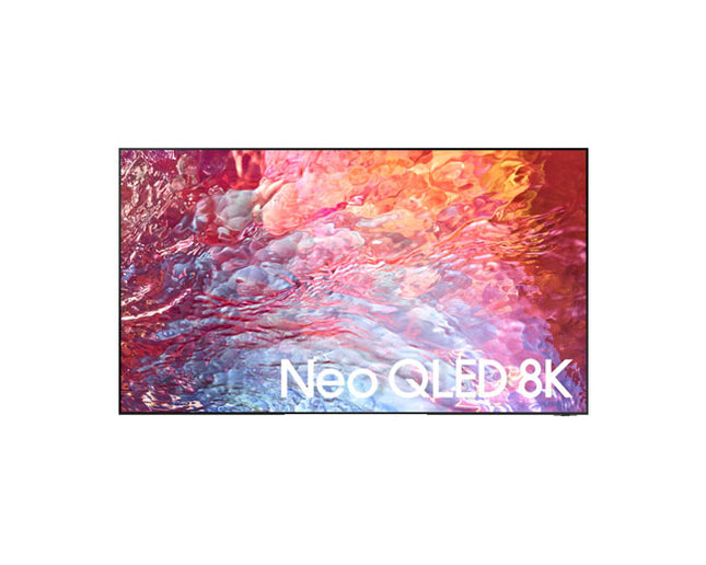 Samsung QN700B 8K Neo QLED Smart TV with 120Hz refresh rate, Quantum Processor 8K, Mini LED backlight, Quantum HDR 2000 and Dolby Atmos sound.