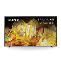 Sony 75X90L 75 inch Full Array LED 4K Smart TV with Cognitive Processor XR, 100Hz refresh rate, HDR, and immersive Google TV features.