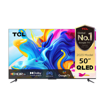 TCL 50C645 50-Inch QLED 4K UHD Google Smart TV with Quantum Dot Technology, Dolby Vision HDR, HDR10+ and Dolby Atmos