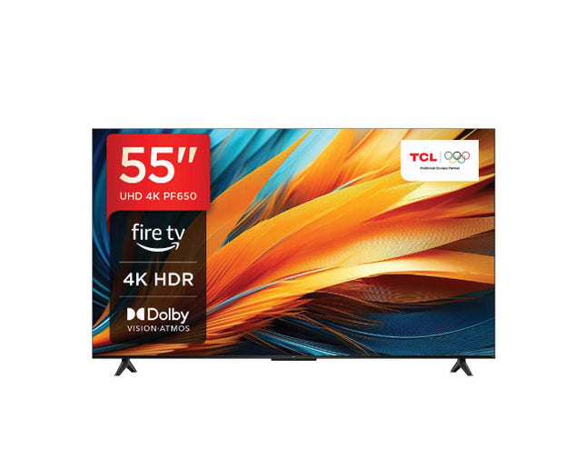 TCL 55PF650 55-Inch 4K UHD Smart Google TV with HDR10, Dolby Audio, Voice Control and Streaming Apps