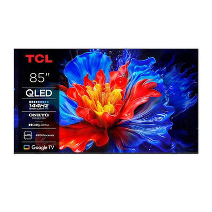 TCL 85T8C 85 Inch QLED 4K Ultra HD Google Smart TV with HDR10 Plus Dolby Vision and Dolby Atmos