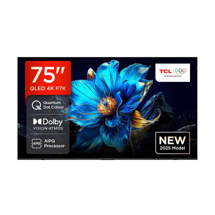 TCL 75P7K 75-Inch 4K QLED Google Smart TV with Wide Color Gamut, HDMI 2.1, Gaming Features and Premium Picture Quality