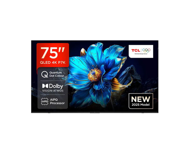 TCL 75P7K 75-Inch 4K QLED Google Smart TV with Wide Color Gamut, HDMI 2.1, Gaming Features and Premium Picture Quality