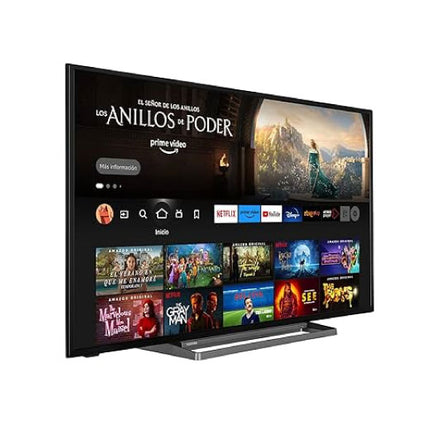 Toshiba 55 Inch TV/Fire TV 4K Ultra HD, HDR Dolby Vision, Smart TV, Triple Tuner, Alexa Built-In, Bluetooth, Sound by Onkyo