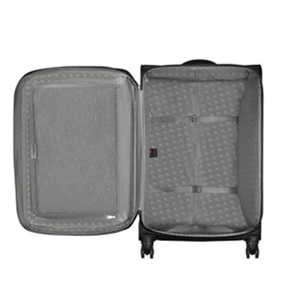 Wenger Vibrave 68cm Softcase Expandable Check In Luggage Trolley 4 Double Wheels