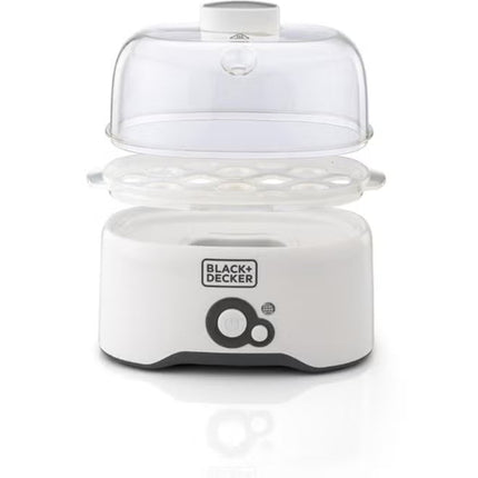 Black+Decker EG200-B5 Egg Cooker, 7-Egg Capacity with Poaching Pans