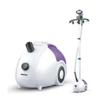 Geepas Garment Steamer 2000W - 1.8L Tank, 11-Position Adjustable Pole