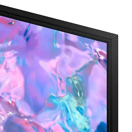 Samsung 75CU7000 stand detail