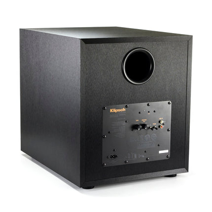Klipsch R-12SWi wireless subwoofer rear panel
