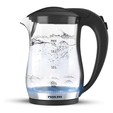 Nikai NK323G Electric Glass Kettle, 1.7L, 2200W