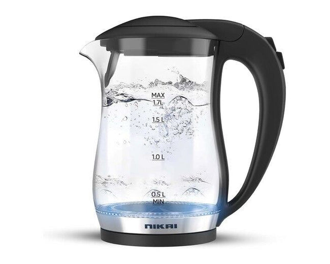 Nikai NK323G Electric Glass Kettle, 1.7L, 2200W