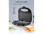 Olsenmark 2-Slice Grill Maker with Non-Stick Plates, 750W OMGM2320