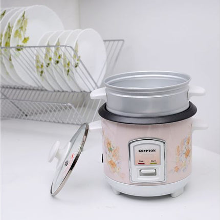 Krypton KNRC6054H 0.6L Rice Cooker with Steamer, Non-Stick Inner Pot