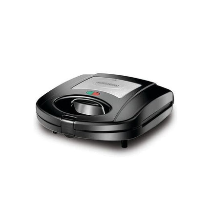 Black+Decker TS2120-B5 2-in-1 Sandwich & Grill Maker, 650-780W with Interchangeable Plates