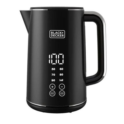 Black+Decker JCD200-B5 Touch Screen Digital Kettle 1.7L, 2200W with 6 Temperature Presets