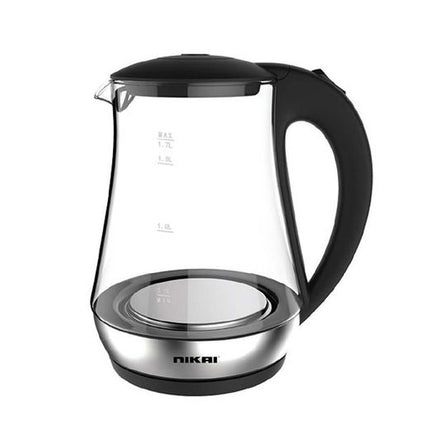 Nikai NK323G Electric Glass Kettle, 1.7L, 2200W