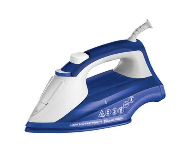 Russell Hobbs Steam Iron 2400W with Ceramic Soleplate, 35g Steam, 115g Steam Boost 26483GCC